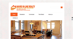 Desktop Screenshot of havrehilinerealty.net