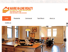 Tablet Screenshot of havrehilinerealty.net